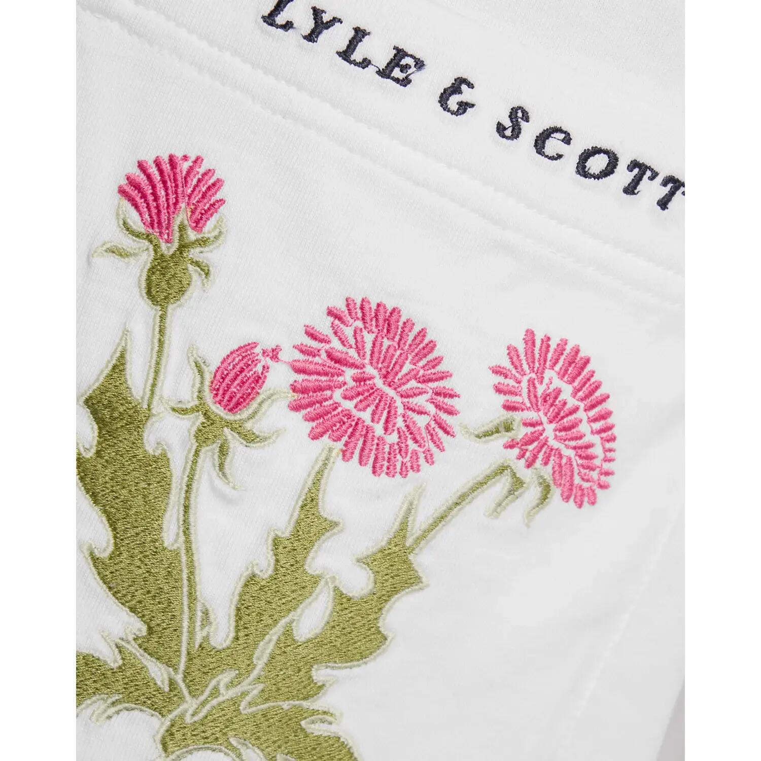Gesticktes T-Shirt mit Mustern Lyle & Scott 6/6