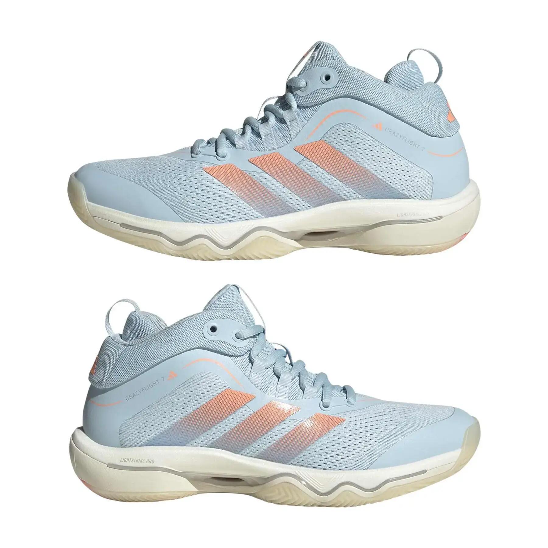 Sapatilhas de salão para mulher adidas Crazyflight 7 Mid 5/7