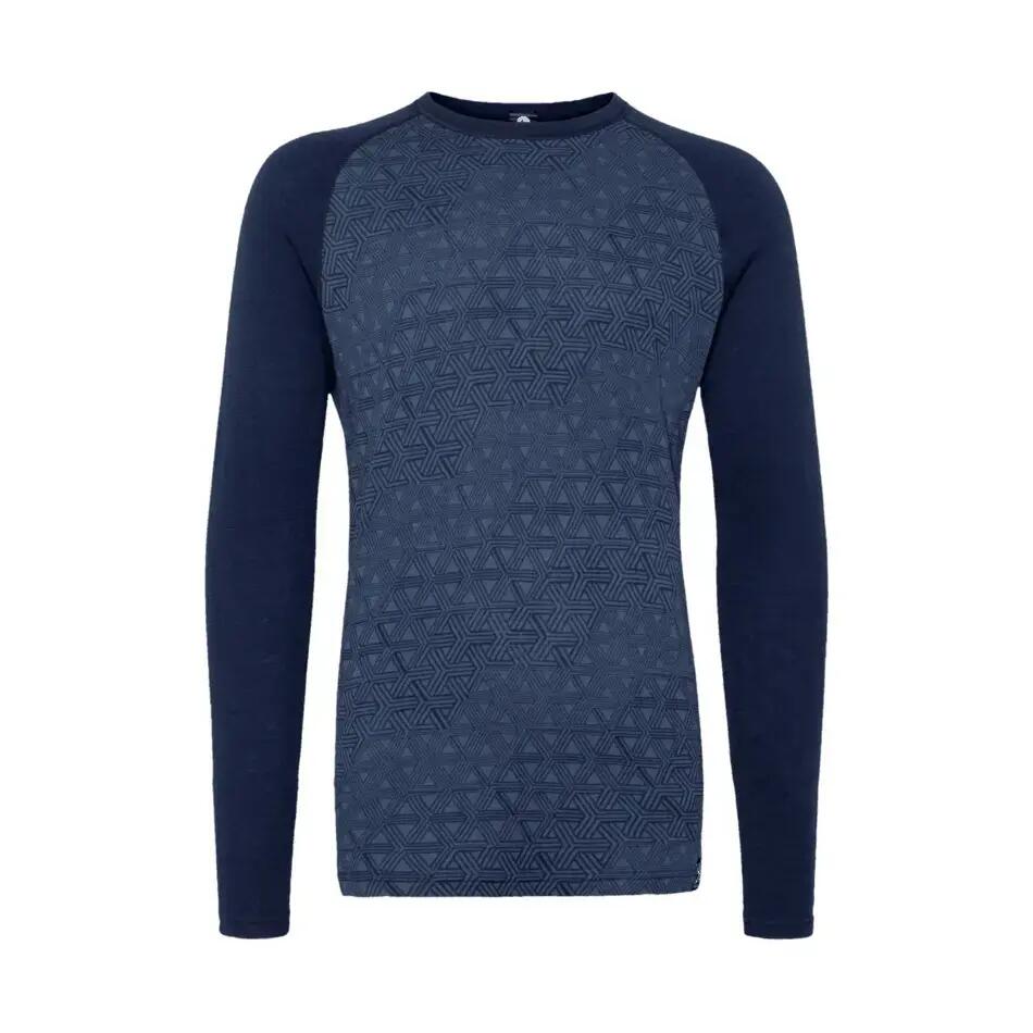 T-shirt z długimi rękawami z wełny Bula Geo Merino 1/3