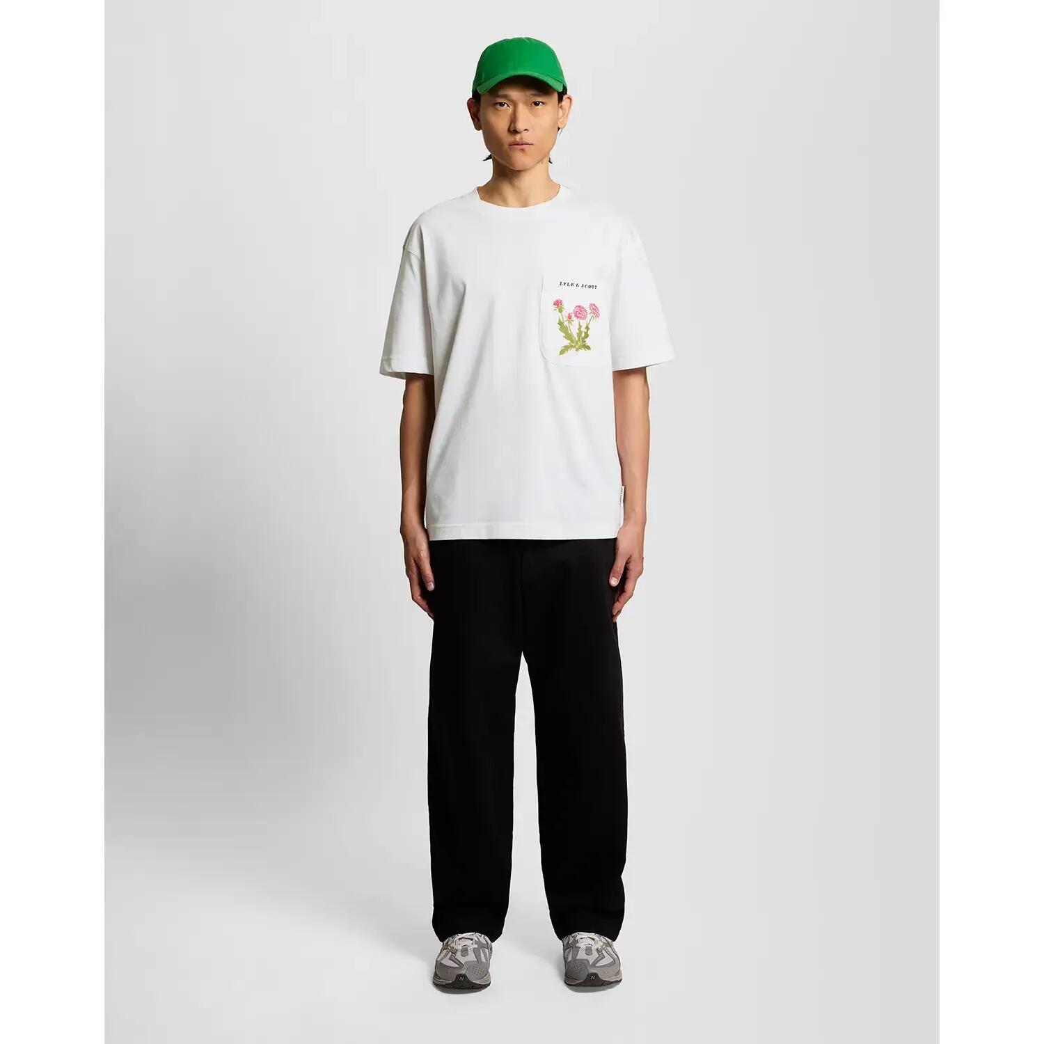 Gesticktes T-Shirt mit Mustern Lyle & Scott 3/6