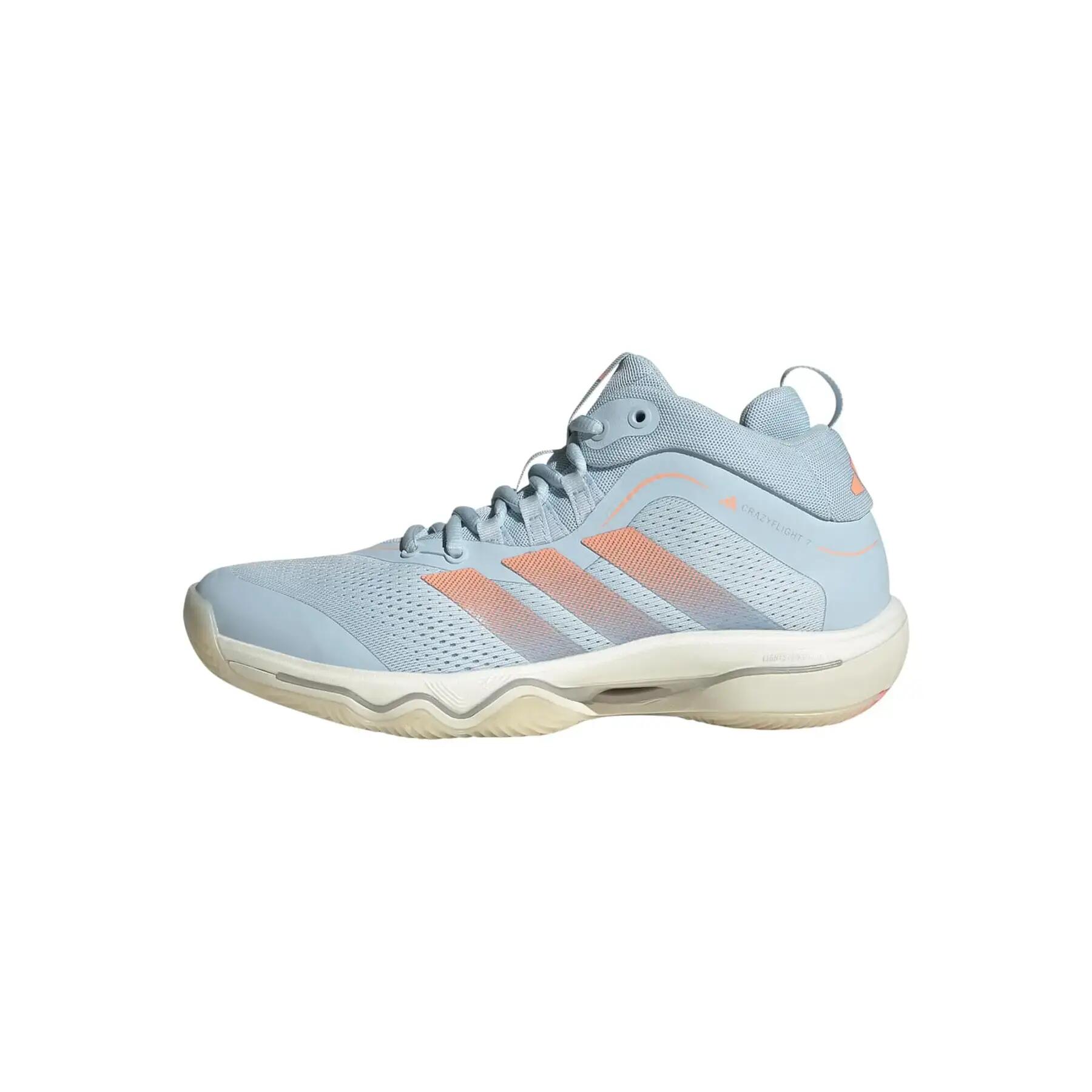 Sapatilhas de salão para mulher adidas Crazyflight 7 Mid 3/7
