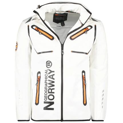 Veste softshell - Randonnée - Homme - Imperméable - Blanche