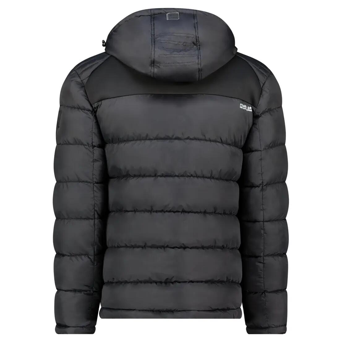 Giacca – Escursionismo – Uomo – Imbottita con cappuccio – Nera 3/6
