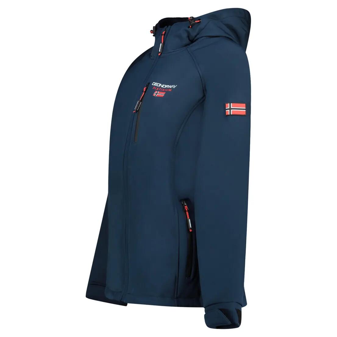 Damska turystyczna kurtka softshell GEOGRAPHICAL NORWAY TACER DB NAVY LADY 009 2/4