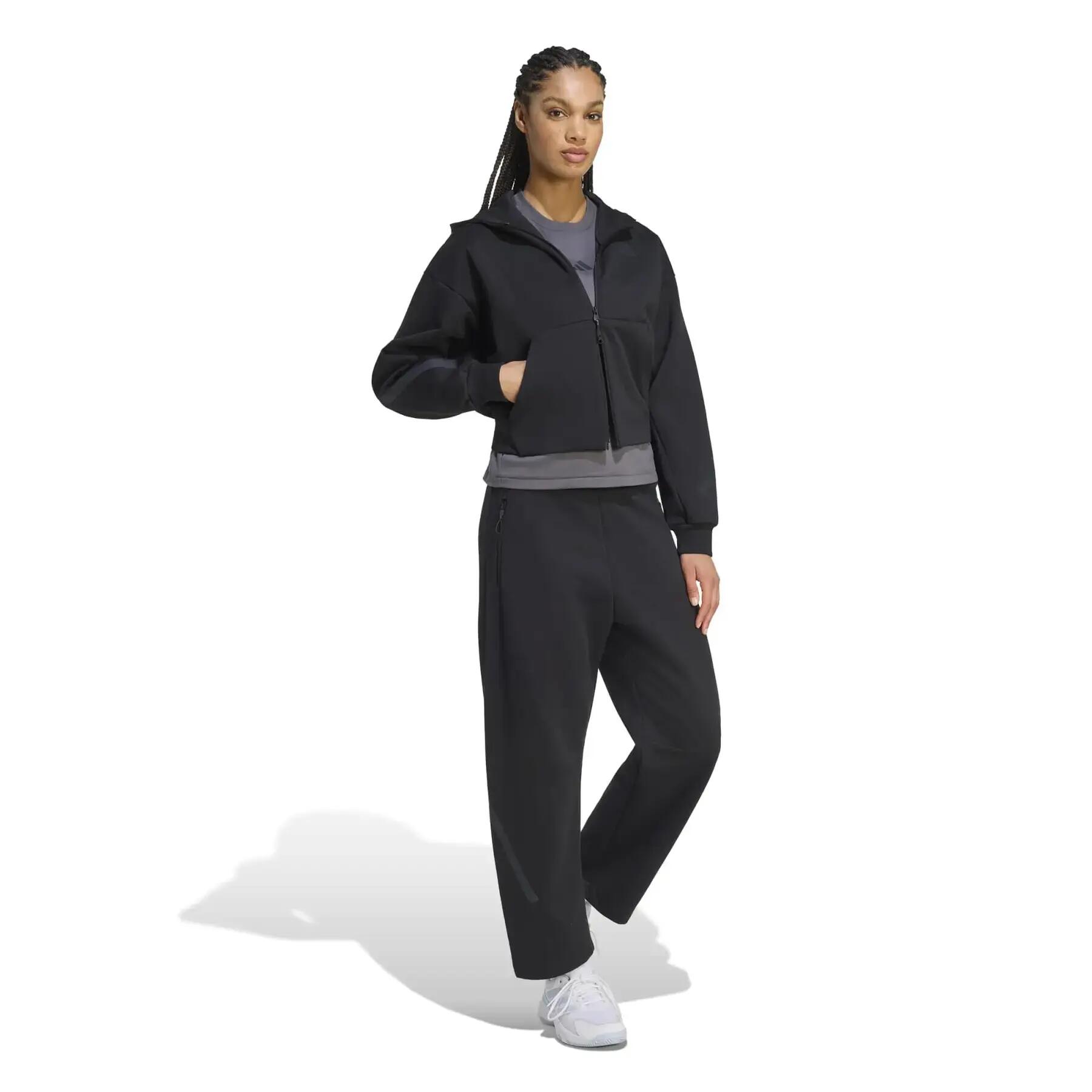 Felpa con cappuccio da donna adidas Z.N.E. 3/6
