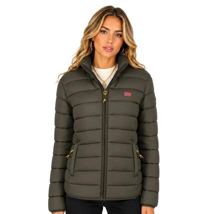 Veste sportive femme – capuche, imperméable – Atikolor Basic – kaki