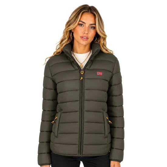 Veste sportive femme – capuche, imperméable – Atikolor Basic – kaki