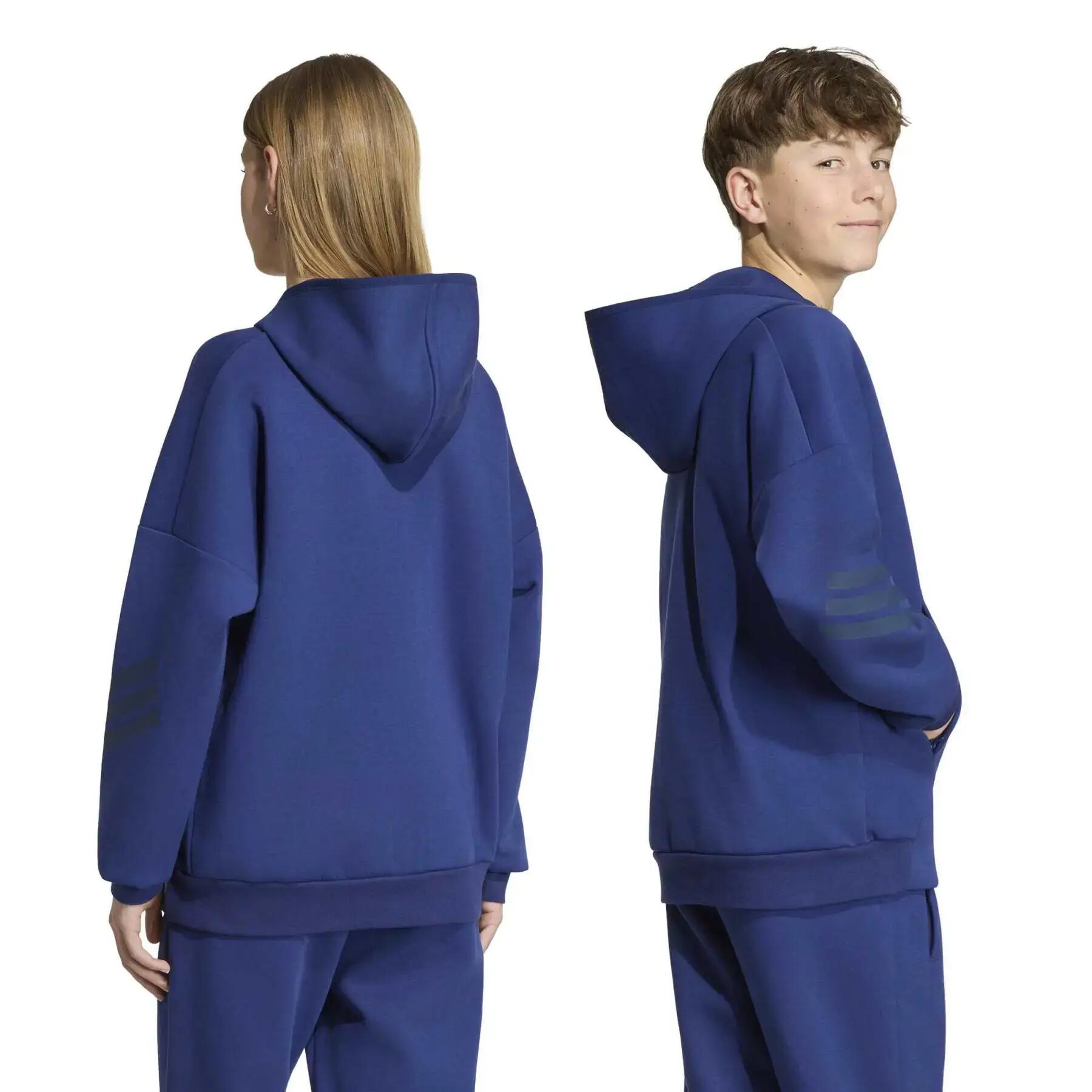 Veste de survêtement zippé enfant adidas Future Icons 3-Stripes 6/7