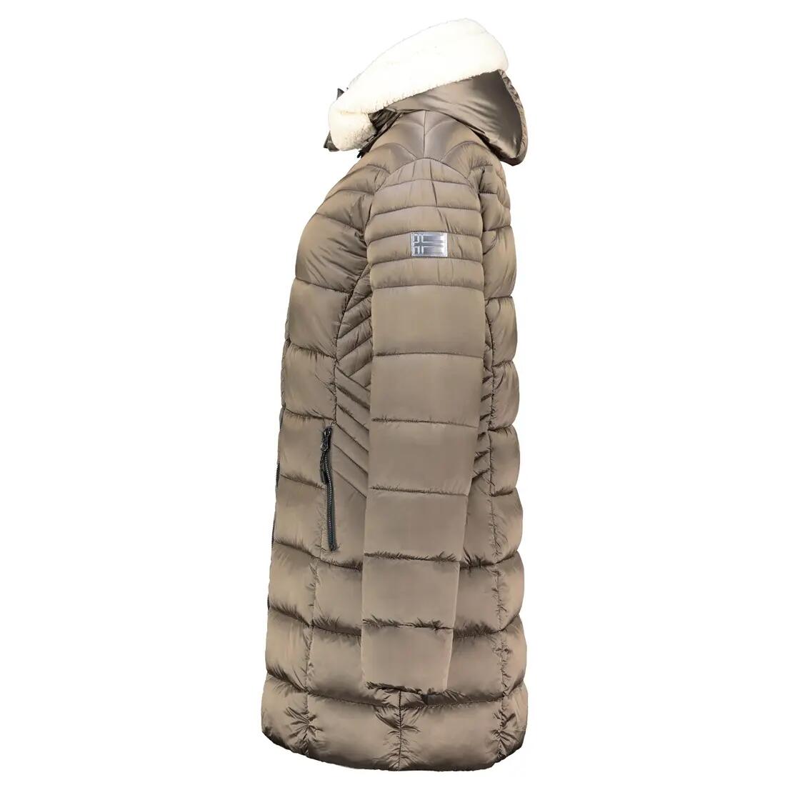 Damska turystyczna parka GEOGRAPHICAL NORWAY CARENNE TAUPE DB LADY 0116 6/6