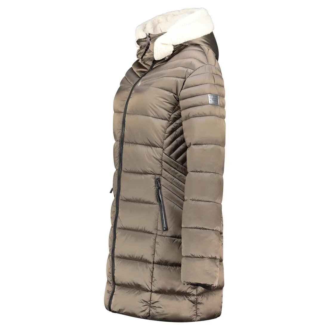 Damska turystyczna parka GEOGRAPHICAL NORWAY CARENNE TAUPE DB LADY 0116 5/6