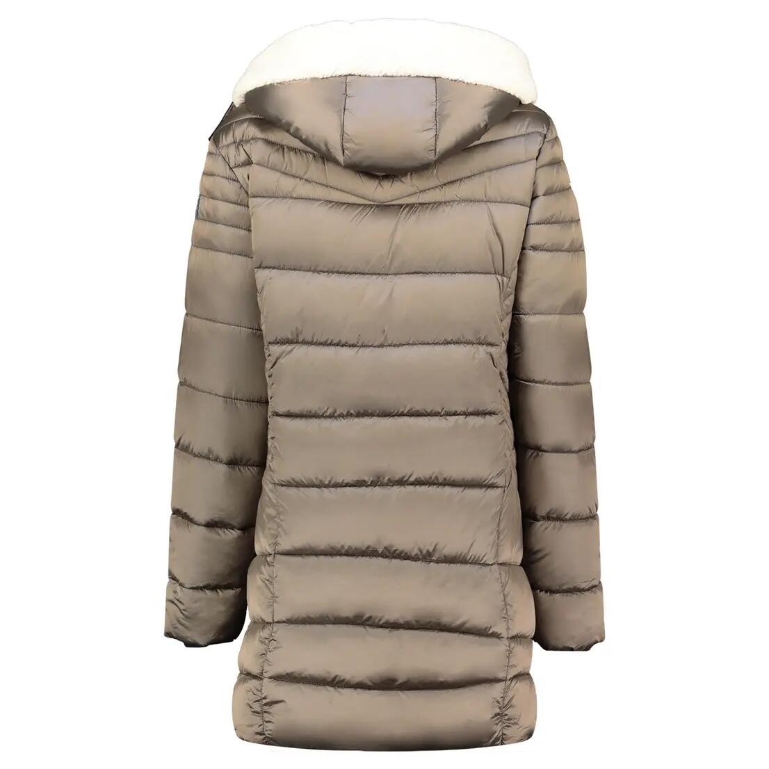 Damska turystyczna parka GEOGRAPHICAL NORWAY CARENNE TAUPE DB LADY 0116 4/6