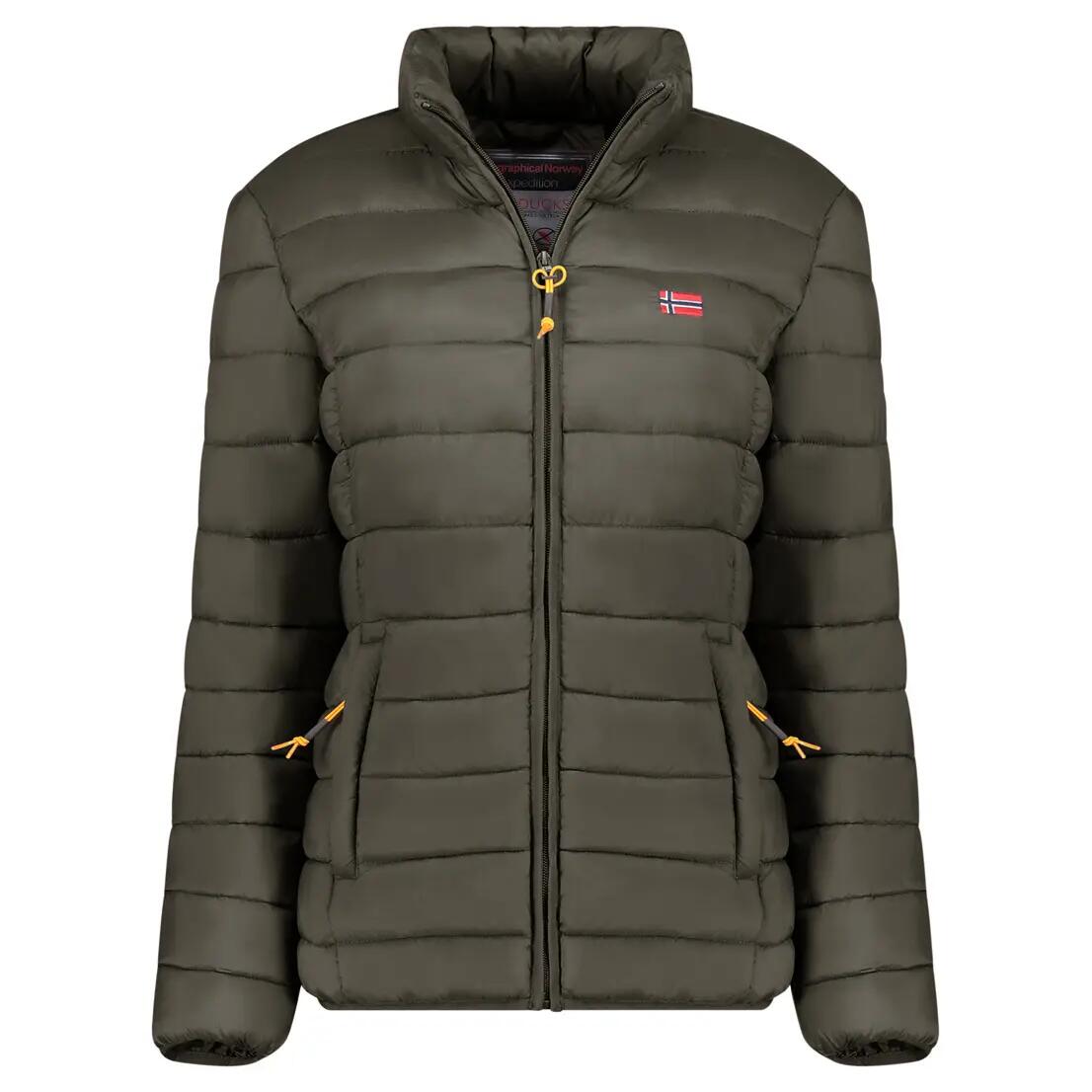 Damska codzienna kurtka GEOGRAPHICAL NORWAY ATIKOLOR BASIC DB KAKI LADY 096 3/6
