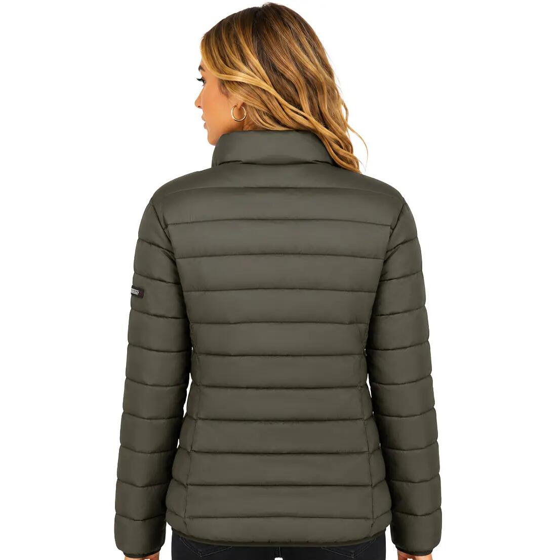 Damska codzienna kurtka GEOGRAPHICAL NORWAY ATIKOLOR BASIC DB KAKI LADY 096 2/6