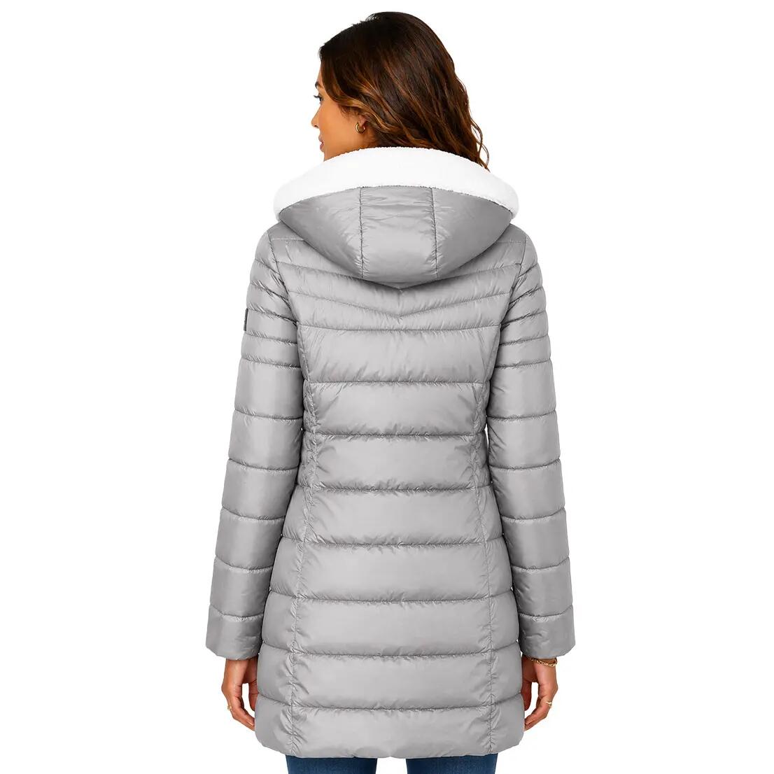 Parka - Montaña - Mujer - Acolchada - Gris 3/6