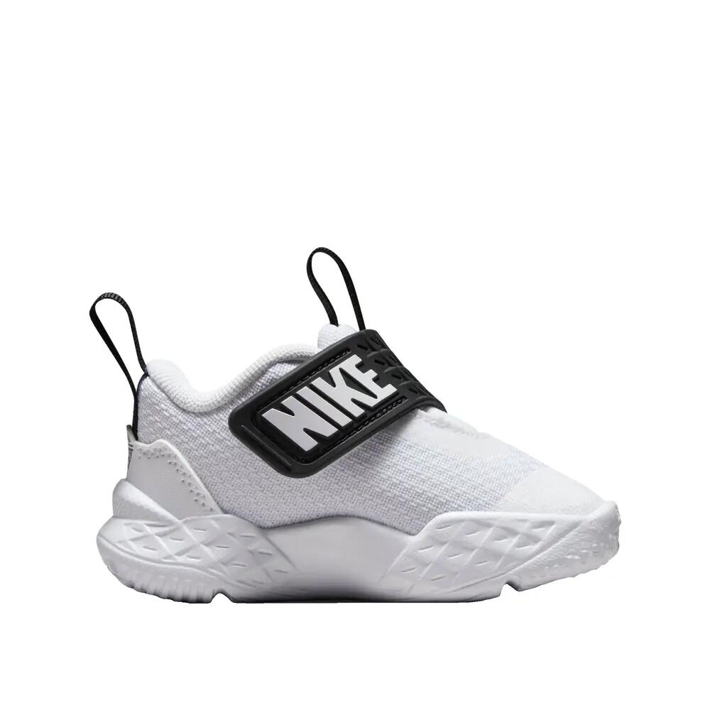 Nike Team Hustle D 12 Basketball Shoes White/Black 6/6
