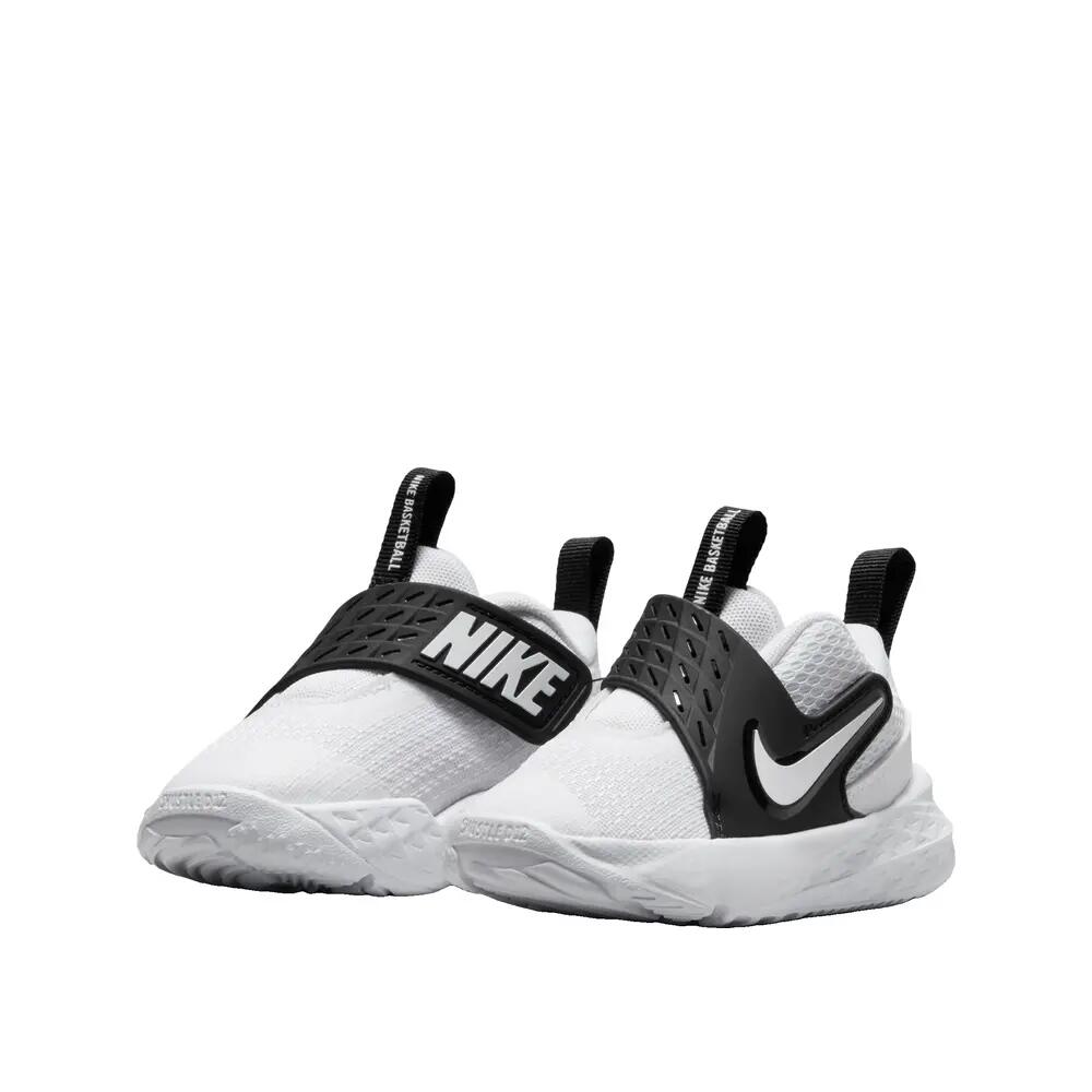 Nike Team Hustle D 12 Basketball Shoes White/Black 2/6