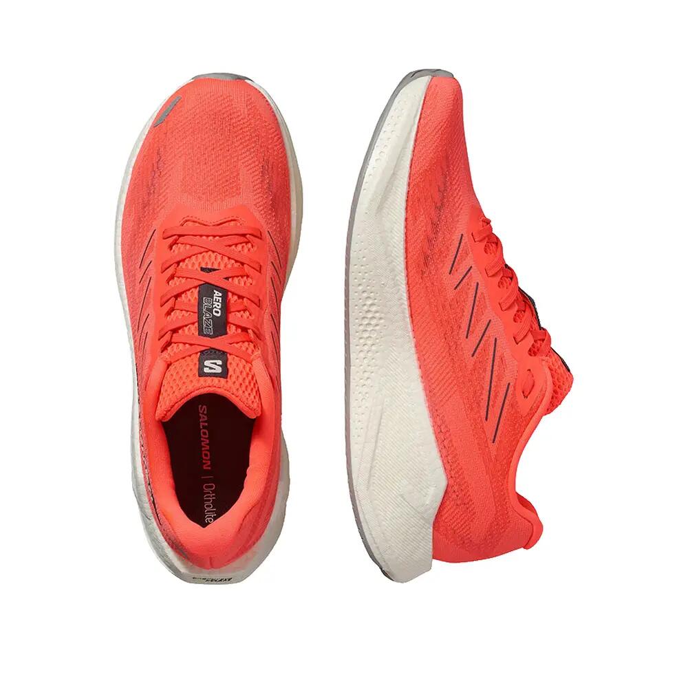 Salomon Aero Blaze 3 Neon Flame Vanilla Ice — foto 4