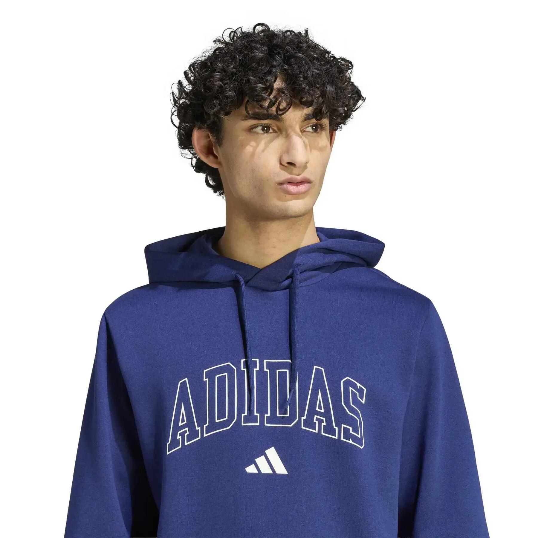 Sweatshirt à capuche adidas Collegiate Script Graphic 5/6