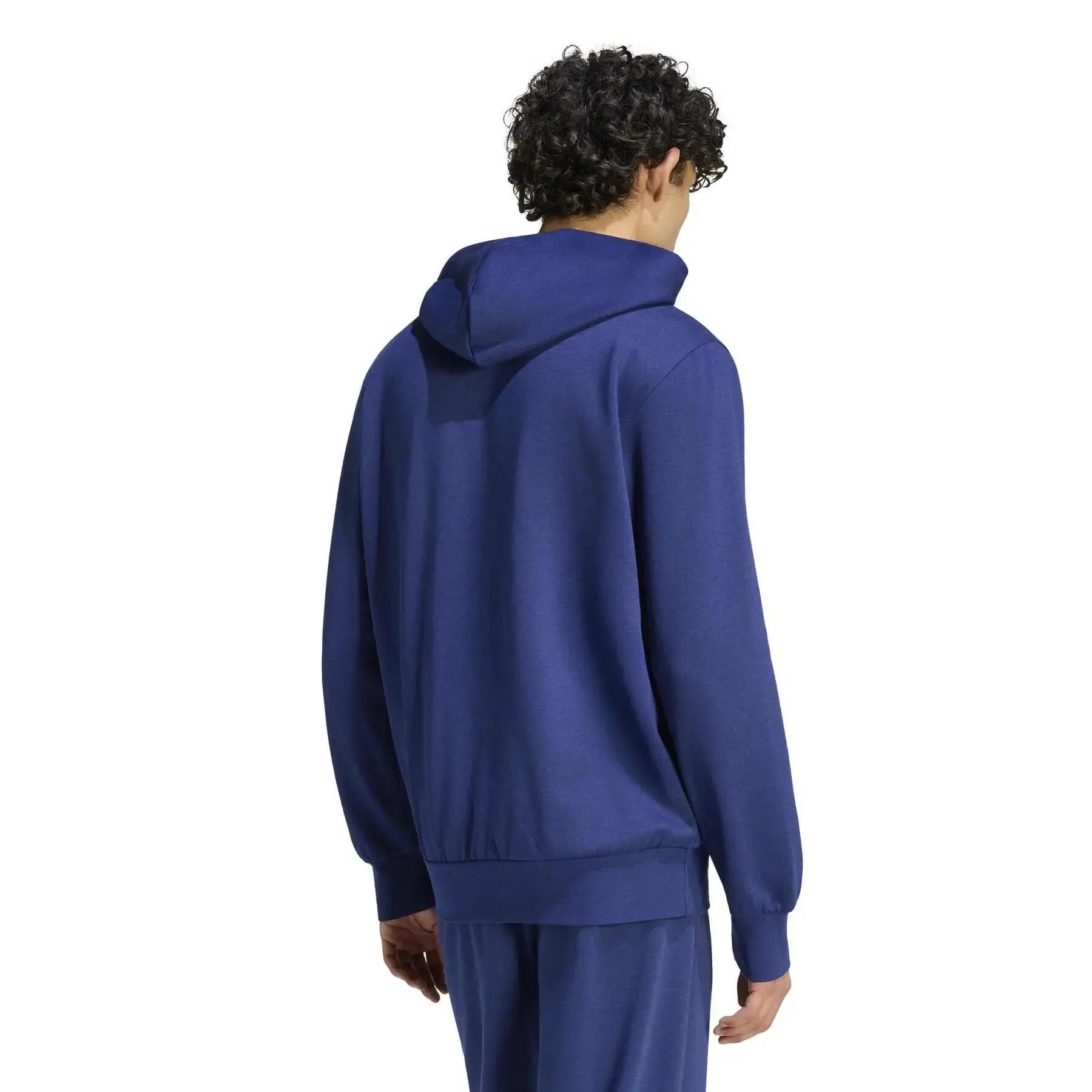 Sweatshirt à capuche adidas Collegiate Script Graphic 4/6