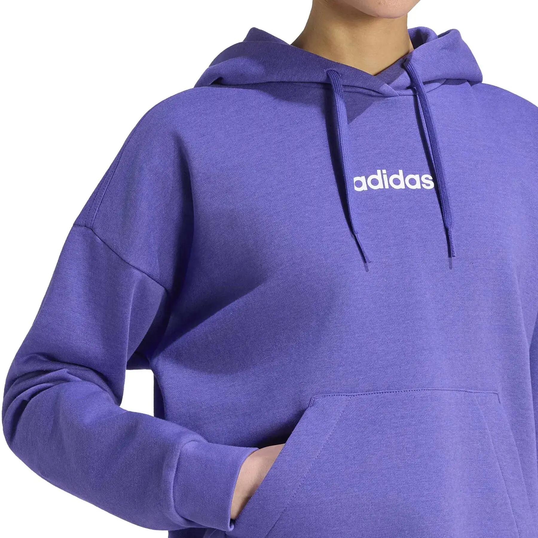 Sweatshirt à capuche femme adidas Essentials Linear Fle 5/6