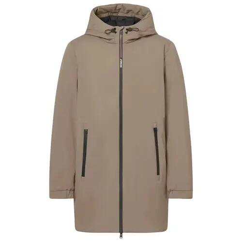 Cazadora Marrón Ecoalf Pasu Jacket Nut Repelente Al Agua Cómoda y Versátil 4/4