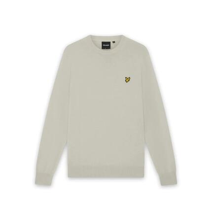 Pull col rond en coton mérinos Lyle & Scott