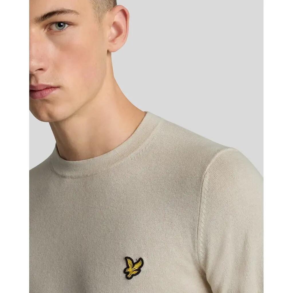 Ronde hals trui van merinowol katoen Lyle & Scott 5/5
