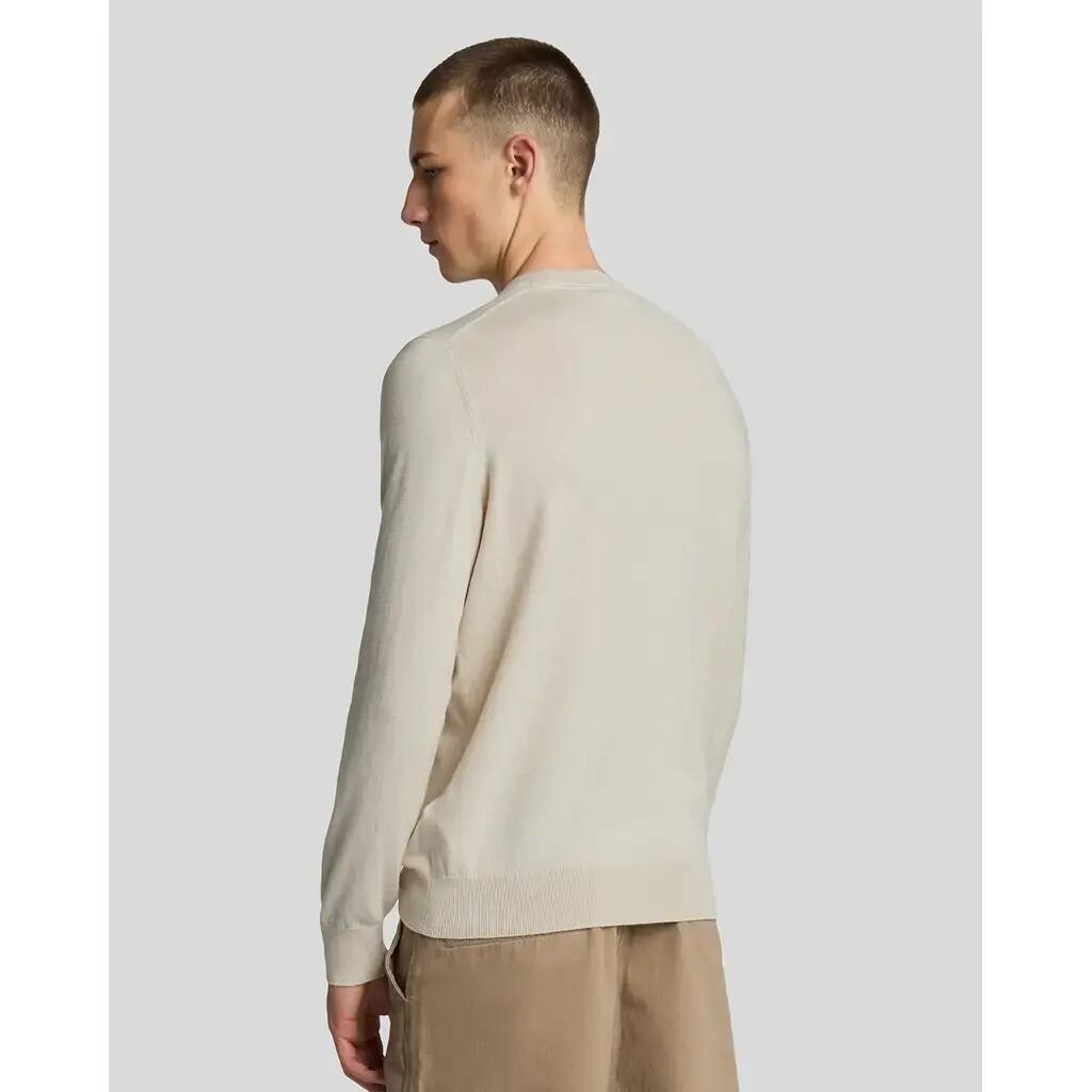 Ronde hals trui van merinowol katoen Lyle & Scott 4/5