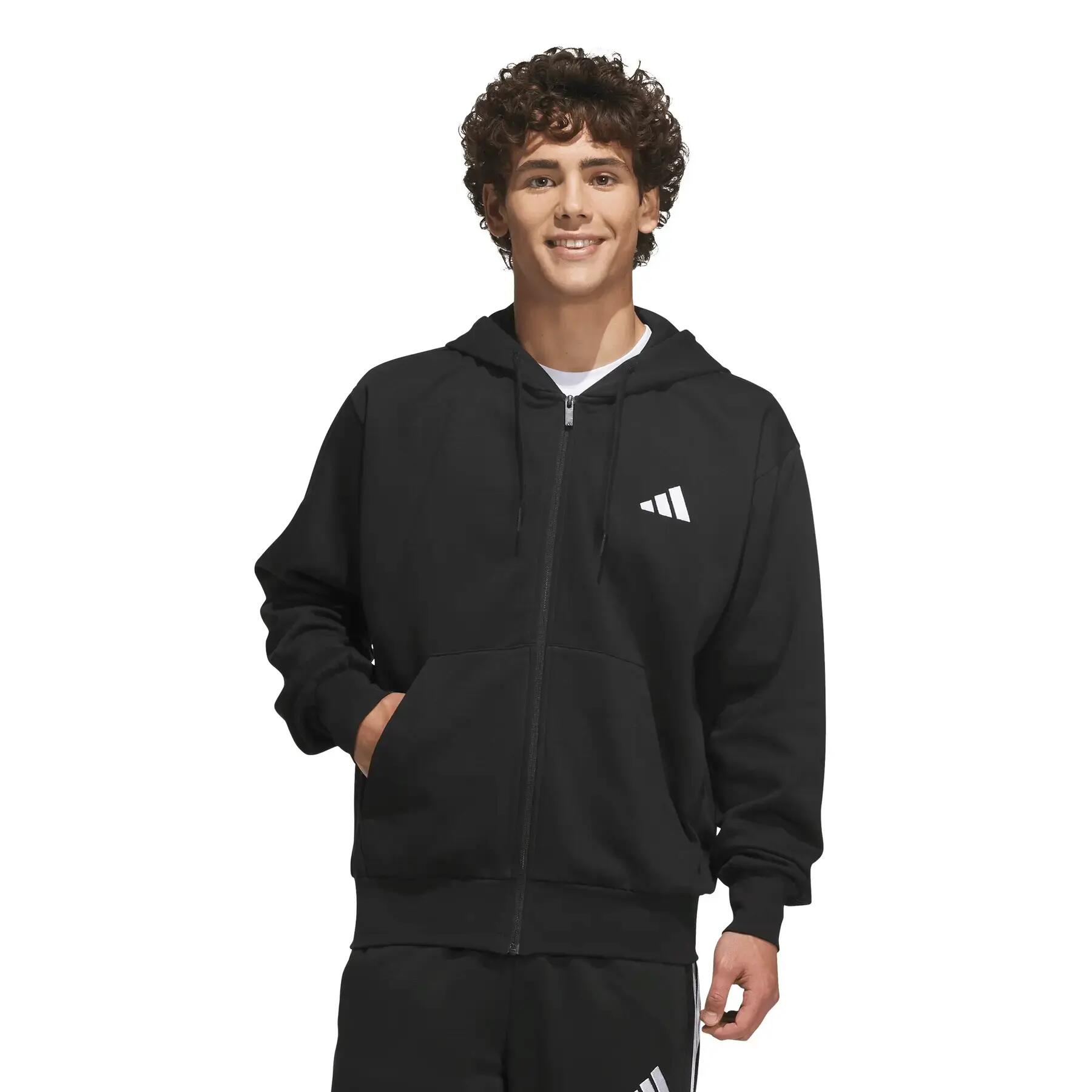 Sweatshirt à capuche zippée adidas Feelcozy 2/6