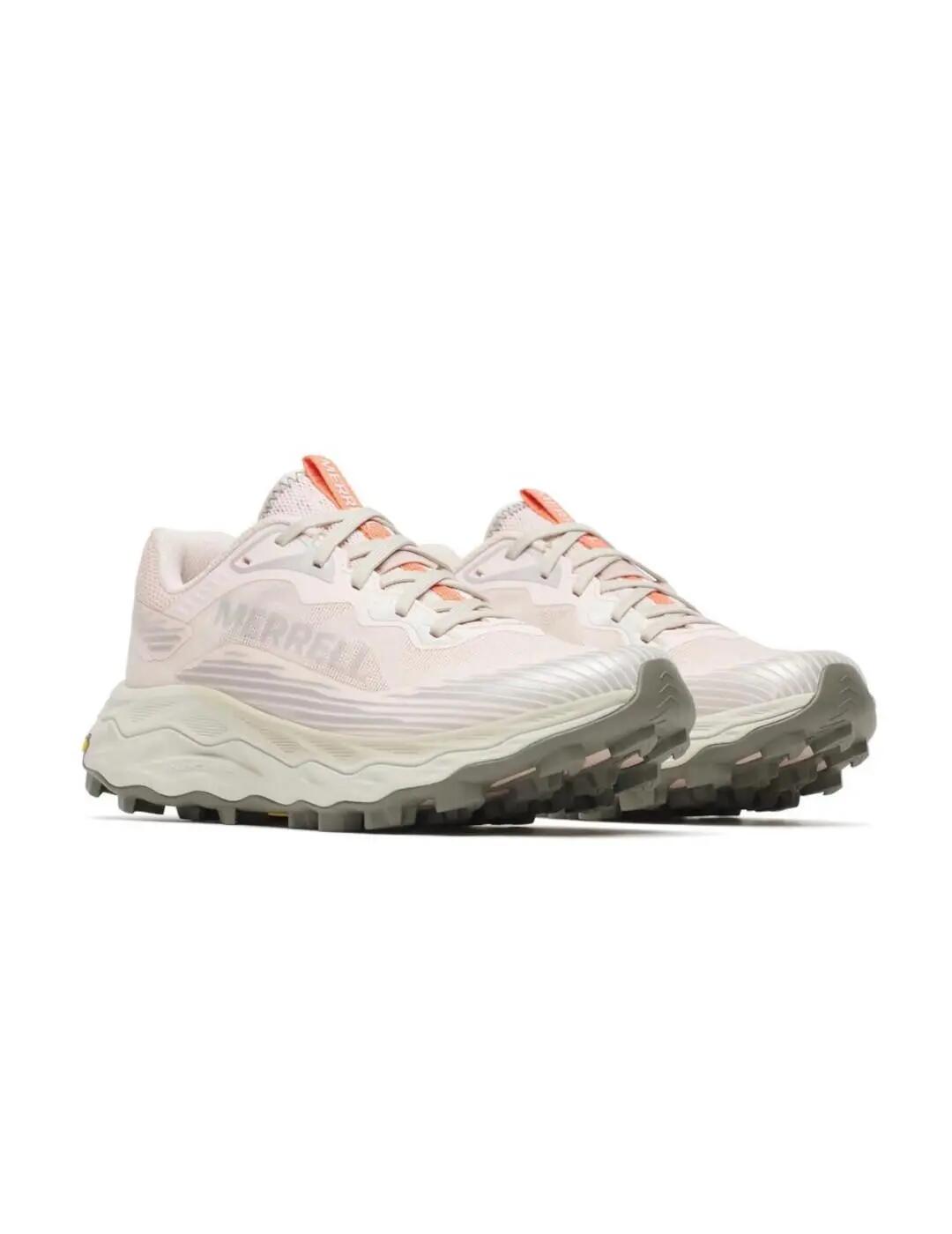 Course - sentier - course pour femme Merrell Agility peak Rose. 3/6