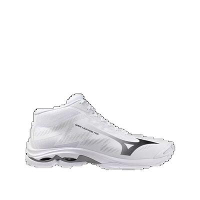 Volleybalschoenen mizuno wave lightning pro mid wit/zwart
