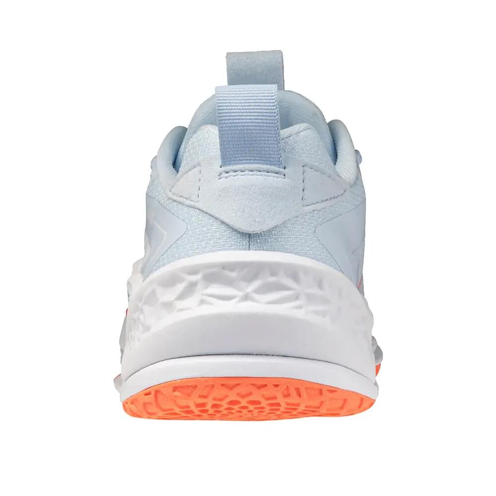 Buty do piłki ręcznej Mizuno Wave Stealth Elite Kobieta Niebieski jasny/Biały 3/5
