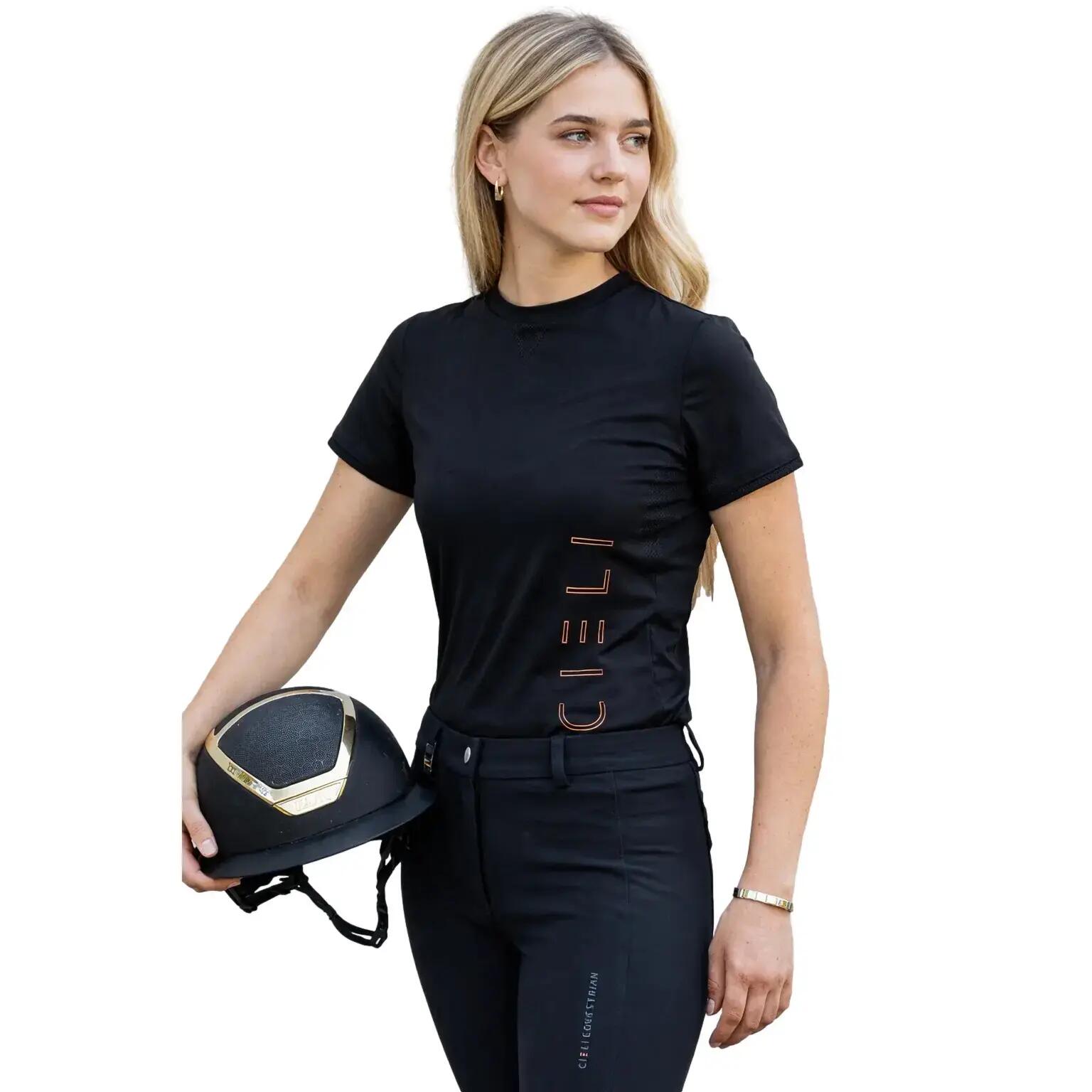 Women's T-shirt Cieli Equestrian Active 1/3