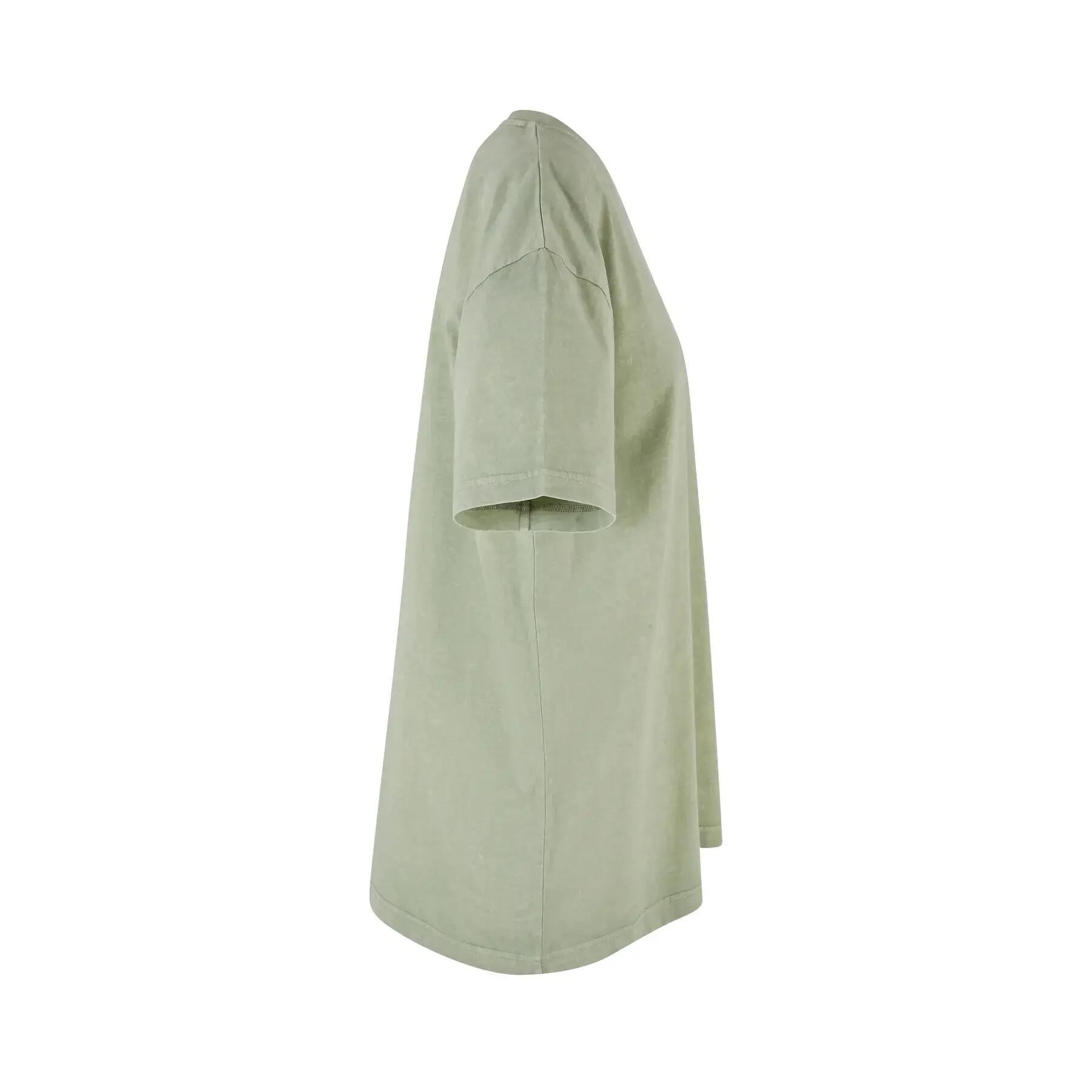 Ausgewaschene Oversize-Damen-T-Shirt Build Your Brand 3/4