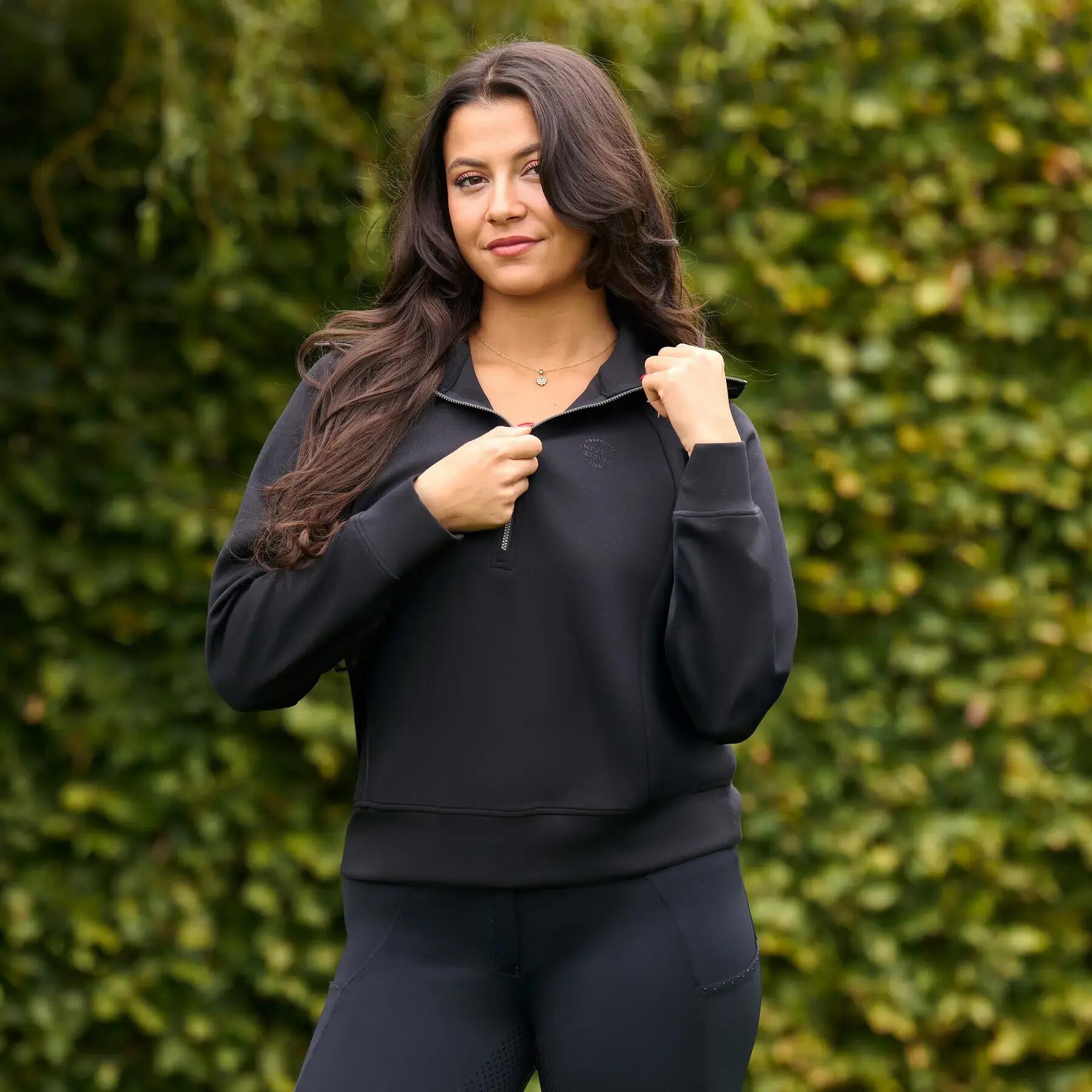 Sweatshirt équitation demi-zip femme Imperial Riding Katy 2/4