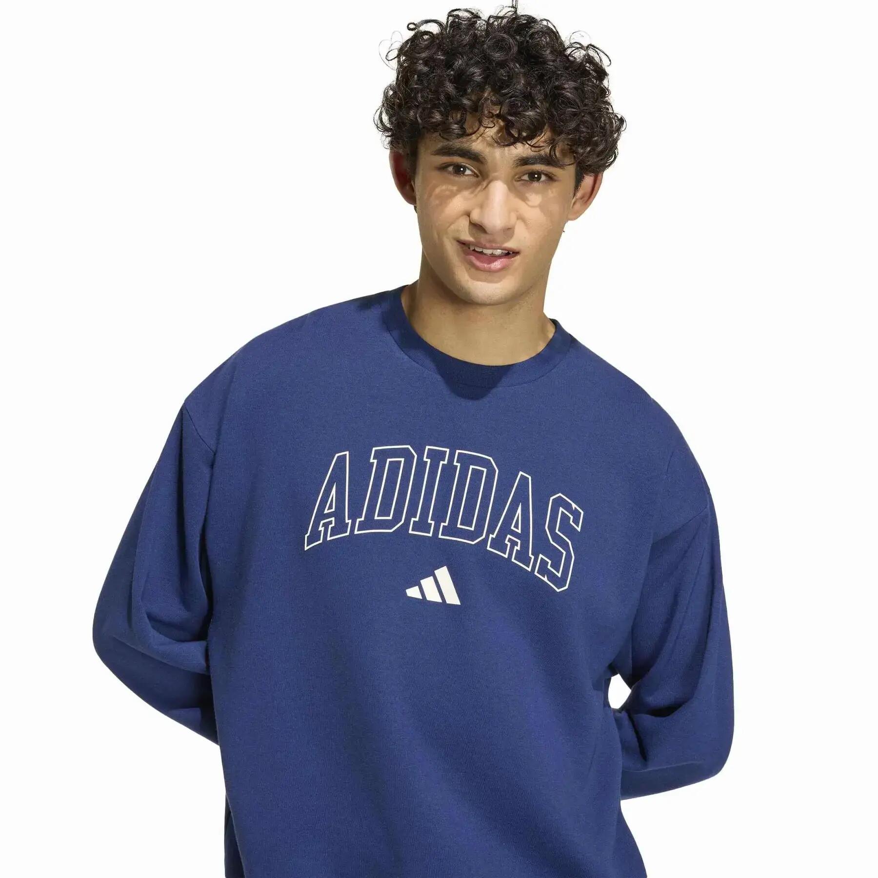 Sweatshirt french terry adidas Seasonal Essentials Collegiate 5/6
