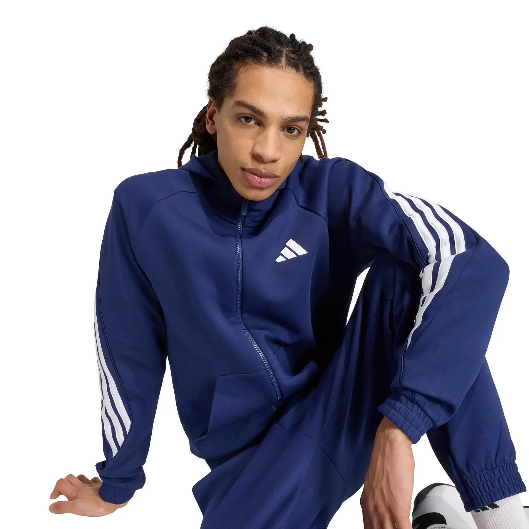 Sweatshirt à capuche full zip adidas Stadium 3-Stripes 5/6
