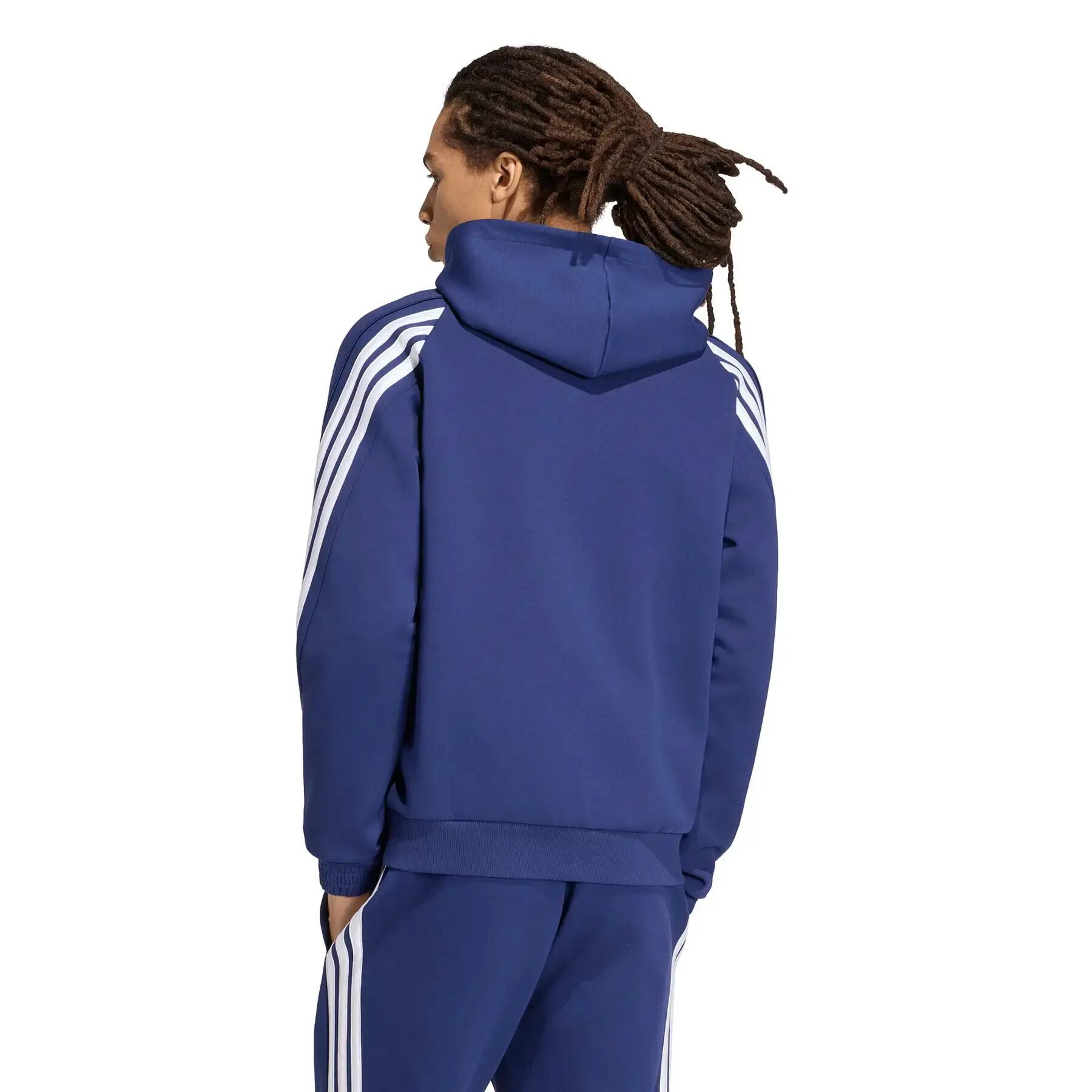 Sweatshirt à capuche full zip adidas Stadium 3-Stripes 3/6