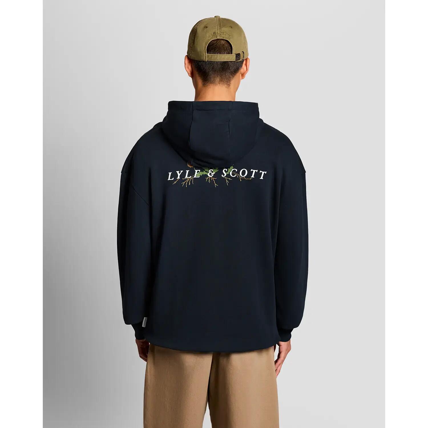 Hooded sweatshirt Lyle & Scott Dandelion Script Graphic 5/7