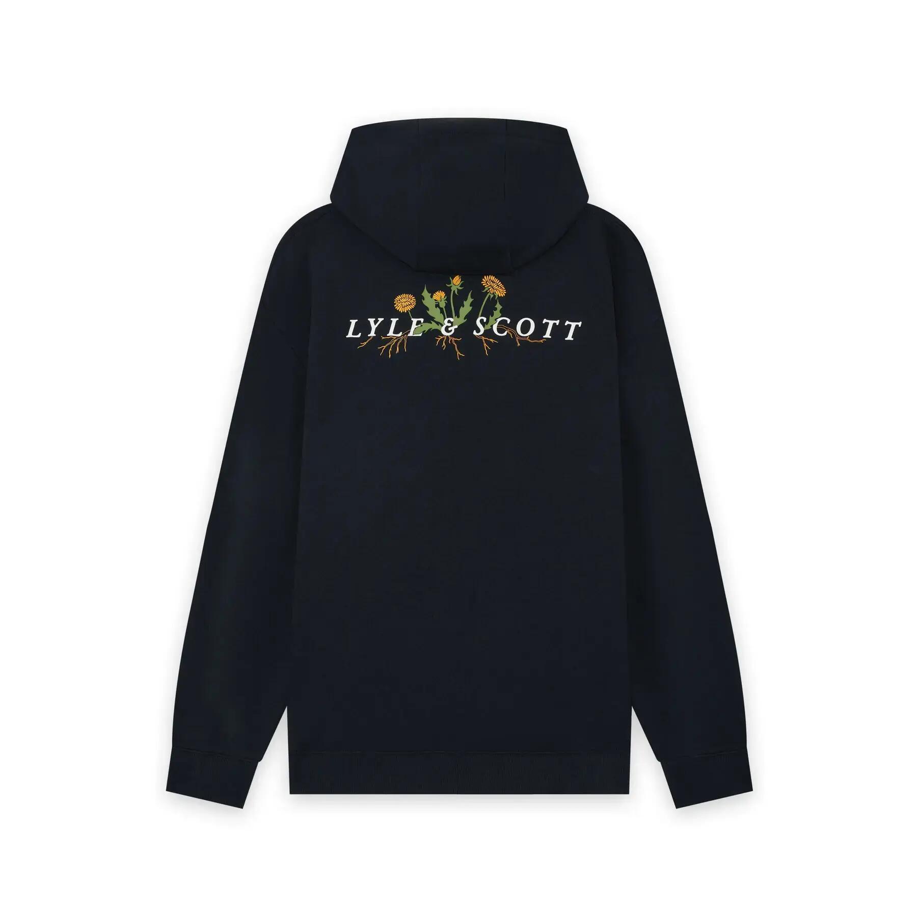 Hooded sweatshirt Lyle & Scott Dandelion Script Graphic 4/7