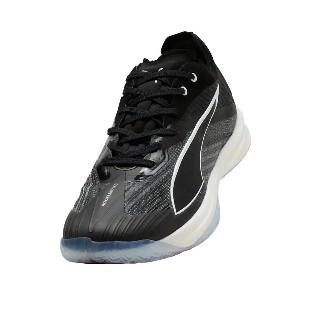 Chaussures de handball PUMA Accelerate Nitro SQD 5 Noir/Blanc 6/6