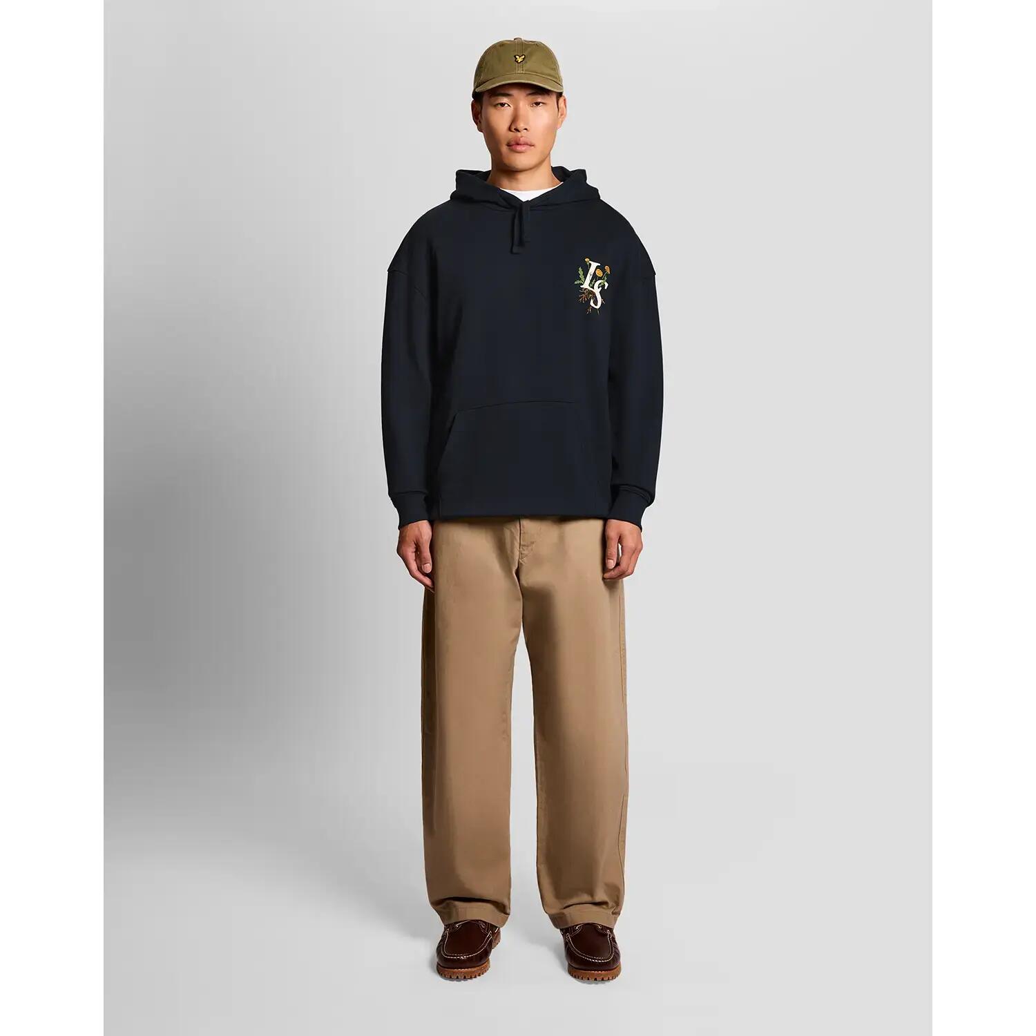 Hooded sweatshirt Lyle & Scott Dandelion Script Graphic 3/7