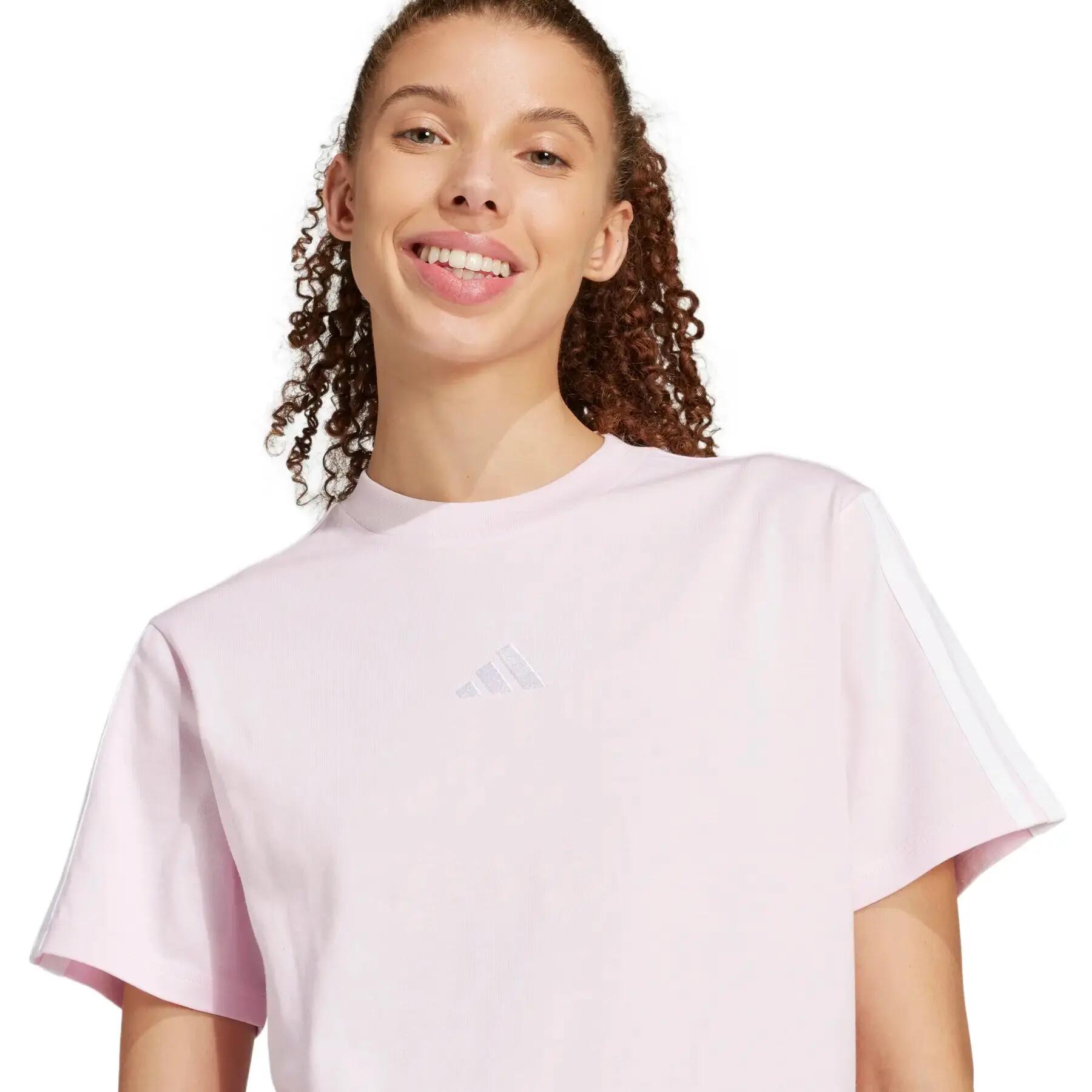 T-shirt coton femme adidas Essnetials 3-Stripes 5/6