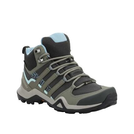 Zapatos de senderismo adidas Terrex Swift R2 Mid GTX Negro/Verde/Gris