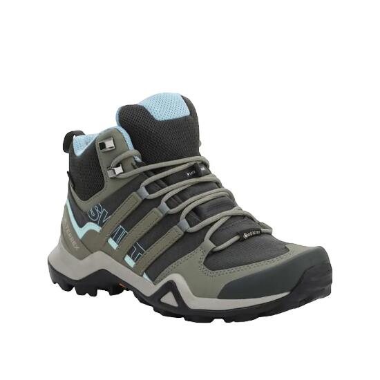 Zapatos de senderismo adidas Terrex Swift R2 Mid GTX Negro/Verde/Gris