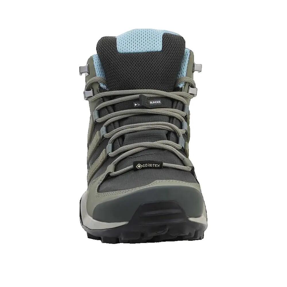 Zapatos de senderismo adidas Terrex Swift R2 Mid GTX Negro/Verde/Gris 2/3