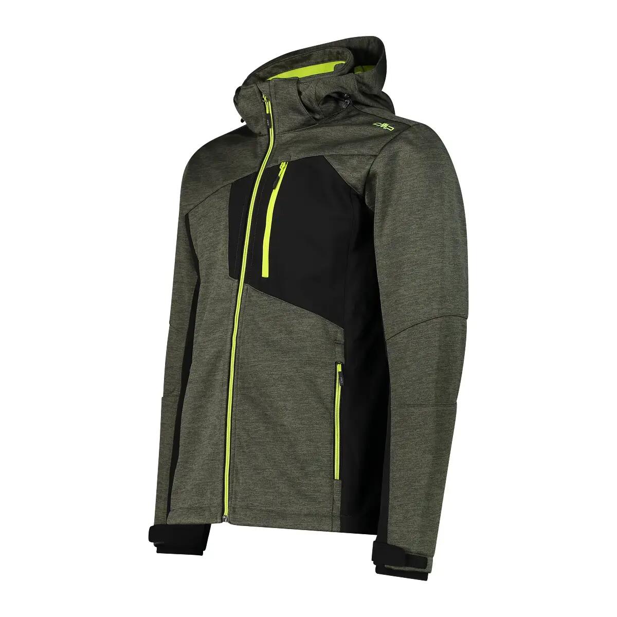 Veste à capuche softshell jacquard CMP 2/3