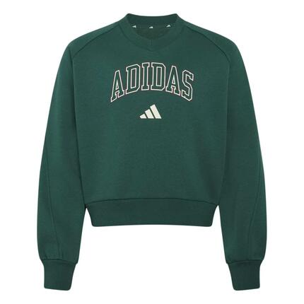 Sweatshirt col V fille adidas Seasonals Collegiate Typography