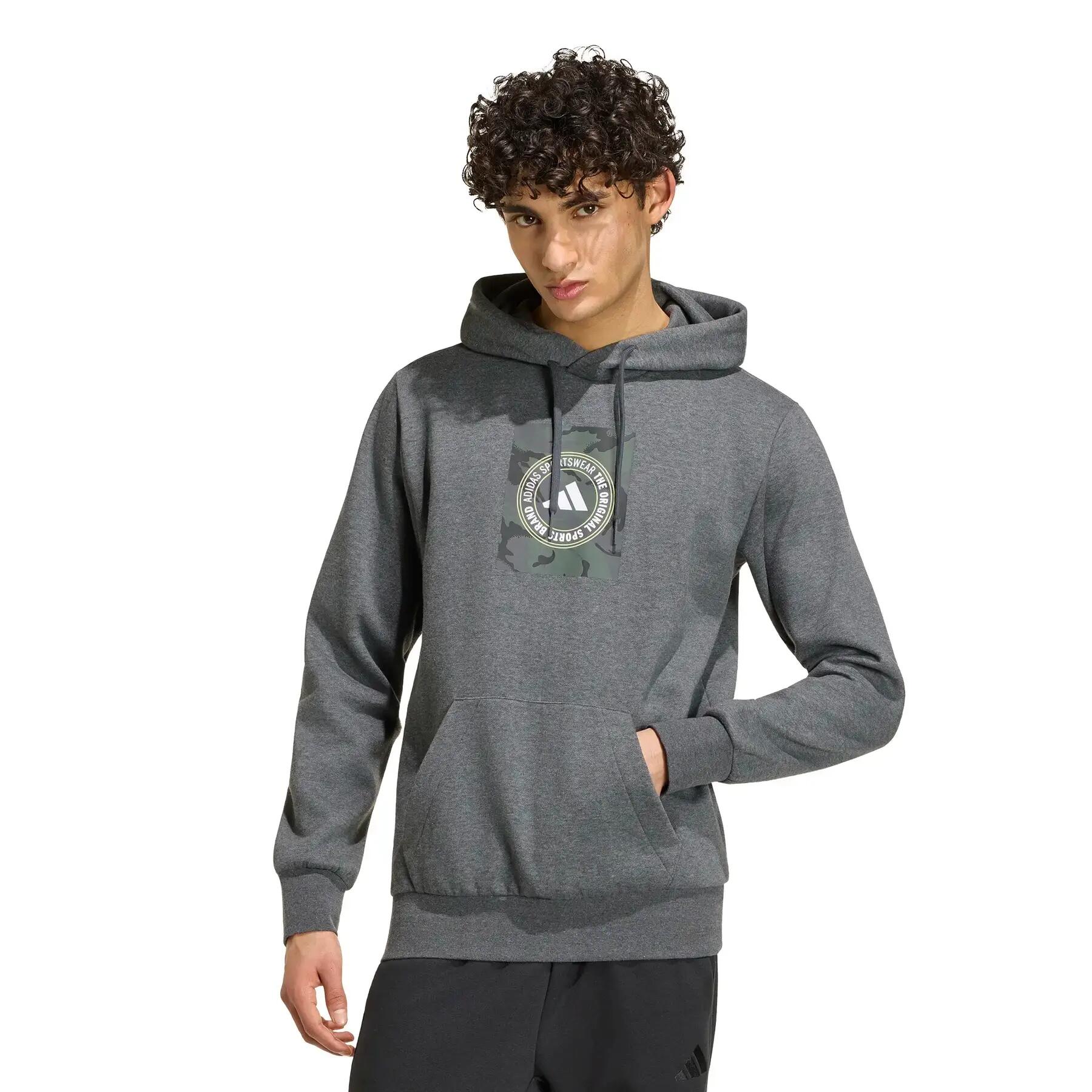 Sweatshirt à capuche adidas Camo Box Graphic 2/6