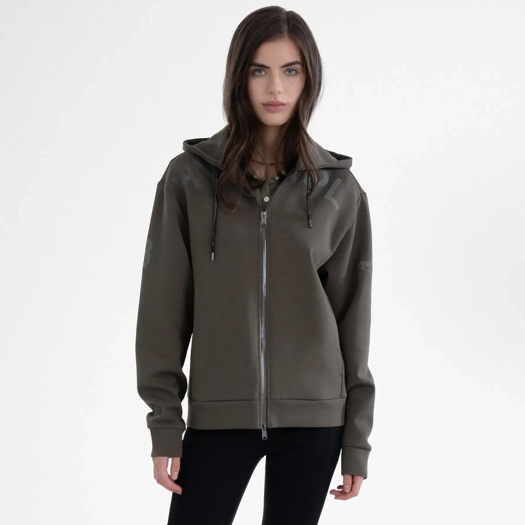 Sweatshirt équitation à capuche full zip femme HV Polo Joan 2/4